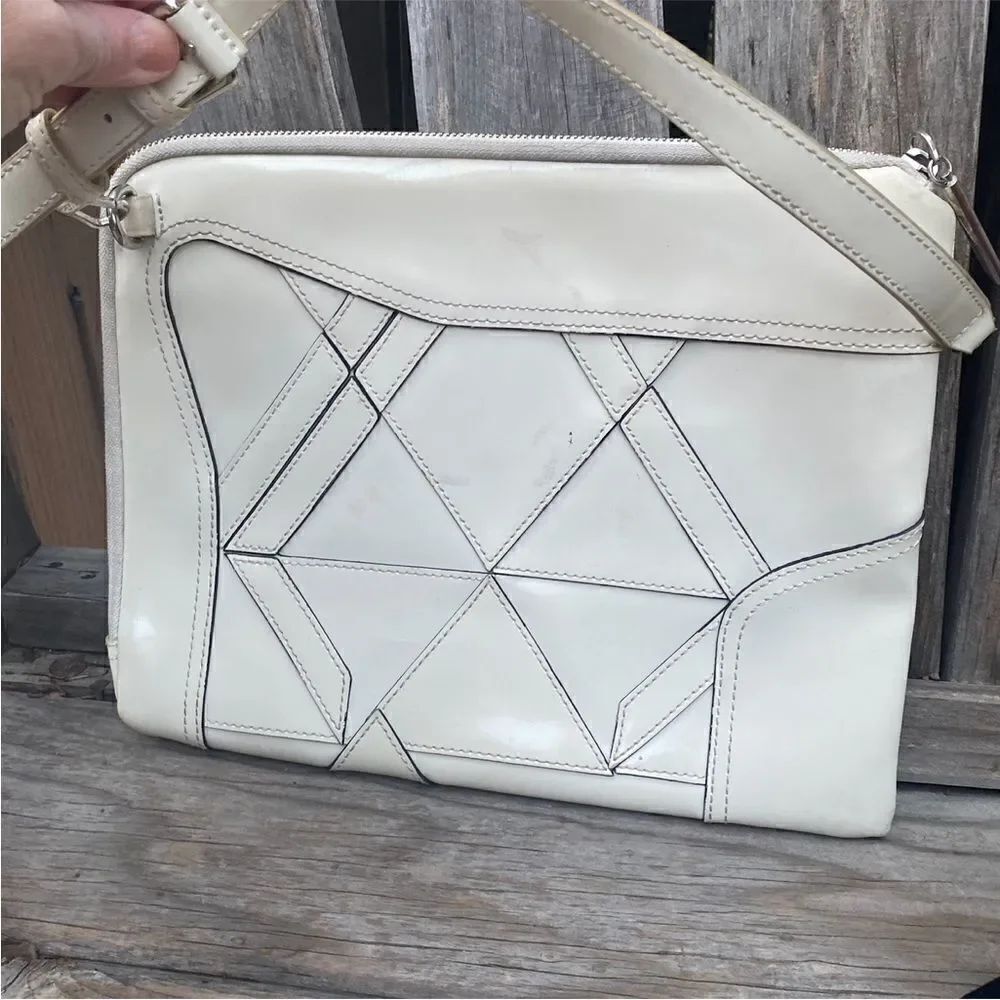 3.1 Philllip Lim Axial Patchwork Zip Clutch - Picture 9 of 12